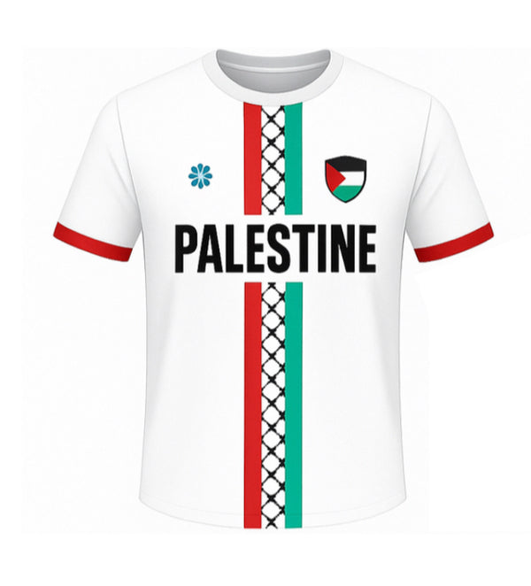 Palestine 2026 Jersey - White - Unisex - Adults