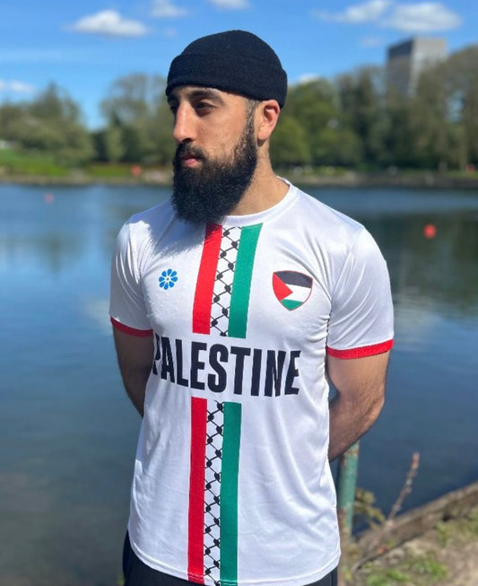 Palestine 2026 Jersey - White - Unisex - Adults