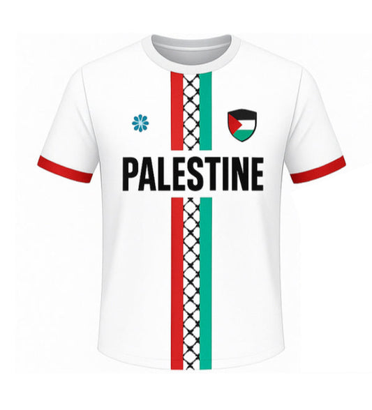 Palestine 2026 Jersey - White - Unisex - Adults